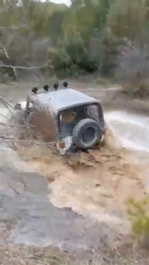 Jeep CJ5 77' Dives into The Water!