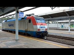 [2022.08.29.월] 8200호대 전기기관차 8233호 무궁화호 객차 연결 + ITX-새마을 10호기 대전역 발차영상