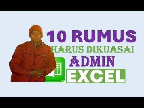 WAJIB KUASAI 10 RUMUS EXCEL untuk Para ADMIN