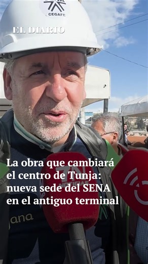 Tunja tendrá una nueva sede del SENA en el terreno del antiguo terminal de transportes. La inversión es de casi $40 mil millones y beneficiará a cerca de 1.500 aprendices con programas en software, salud e idiomas. Según el director del SENA, Jorge Londoño, esta será una obra que transformará el centro histórico y dinamizará la economía del sector. La construcción tardará aproximadamente 14 meses y los recursos ya están asegurados. 💬¿Cree que esta obra revitalizará el casco antiguo de la ciudad