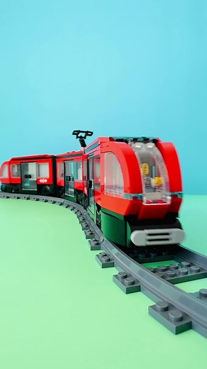LEGO City Tram Set 60423 in Action
