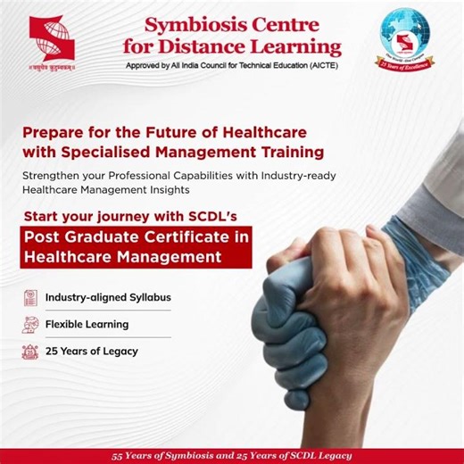 Post Graduate Certificate in Healthcare Management from SCDL #scdl #careergrowth #healthcare #pune