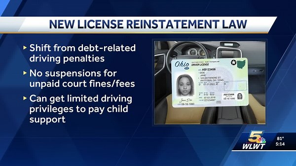 More than 400,000 Ohio drivers given licenses back under license reinstatement law