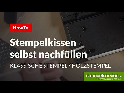 Stempelkissen nachfüllen - So geht´s!