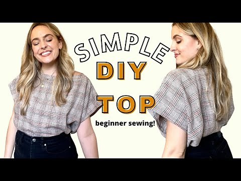 The Easiest Shirt I've Ever Made! | Burda Beginner Basic Top Tutorial