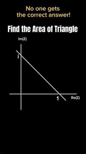 Comment your answer 💥 Find the area of triangle Complex numbers