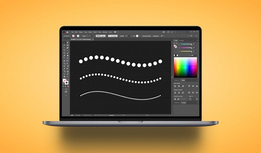 How To Make A Dotted Line In Illustrator CC 2021 – Logos By Nick