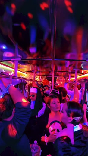 14 reactions |   FLASHBACK  To that wild Halloween Rave moment when Party Havoc took control of The Fun Bus  Lights, lasers, fog & chaos, what a ride!  拾拾 #Raveface #TheFunBus #HalloweenRave #PartyHavoc #PartyOnWheels | The Fun Bus | Facebook
