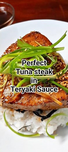 “Perfect Tuna Steak Teriyaki 🍱 Juicy, Flavorful & So Easy to Make!” Done in 15 minutes. #recipe
