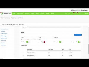 ALL NEW | ServiceGuru PO Generator add-on for ServiceM8