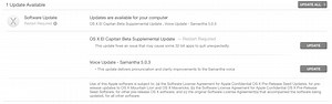Apple pushes "Supplemental Update" for OS X El Capitan beta to fix 32-bit app crashes - 9to5Mac