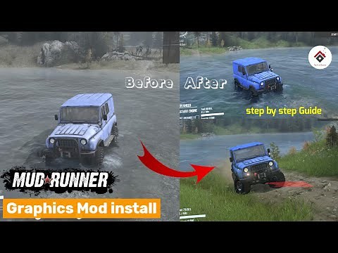 Spintires: MudRunner Summer Graphics mod Install | How to increase Graphics Settings in MudRunner