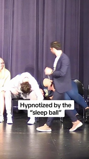 Hypmotized by the “sleep ball!” ##comedy##funny##lol##hypnosis##viral | Sleep Hypnosis