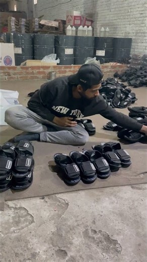 Slippers sizing process you’ve never seen before #short