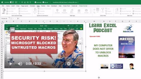 Excel Tip: Microsoft Blocks Macros — SmartRoster Not Working