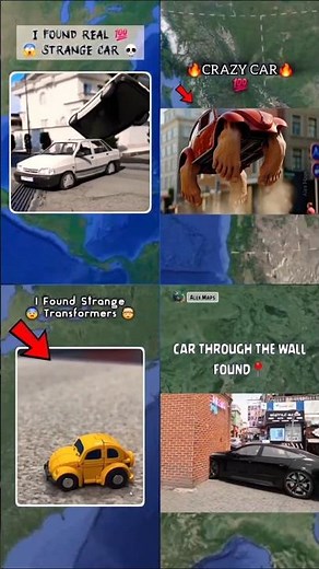 I Found TOP STRANGE Car 🤯 On Google Maps And Google Earth