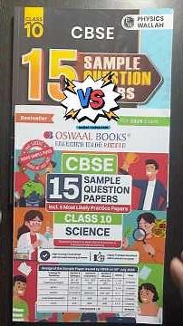 Oswaal Vs Pw Sample Paper Class 10 Science Board Exam 2026 #shortsforgoal Best Sample Paper Class 10