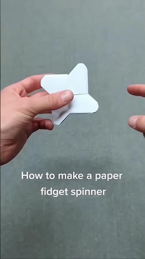 How to Make a Paper Fidget Spinner