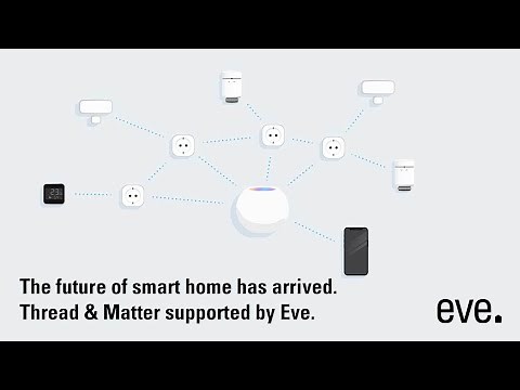 The future of smart home has arrived. | Thread & Matter supported by Eve
