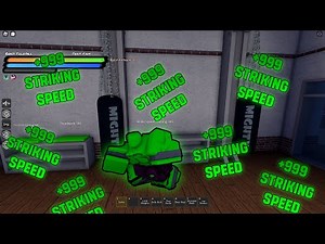 Best Way to AFK Train Striking Speed | Mighty Omega