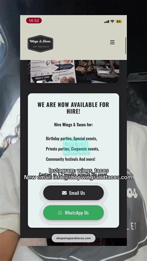 Explore Our New Website Features at Wings and Tacos