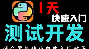 【2025最新版】带你1天刷完测试开发教程，从测试基础到精通测试开发，学完通关大厂，拿走不谢！