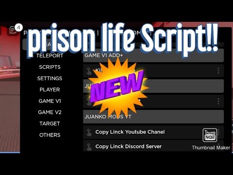 Prison life Script by Juanko mods (NEW VERSION)