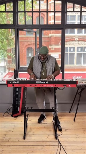 12K views · 99 reactions | “This keyboard can take me hitting it hard”  Who better to put the V-STAGE to the test than BAFTA-winning keyboardist, producer, and musical director Nicky Brown? | Roland | Facebook