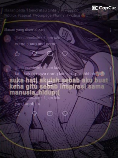 ... :( ‪@manusia_hidupp3‬ #fyyppppp #animecry #fyourpage #xyzbca 🥰💍💄🗿💢