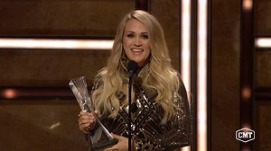 "You are not here because you are women, you are here because you are daaaaaang good." Relive Carrie Underwood's #CMTAOTY acceptance speech. | CMT Artists of the Year