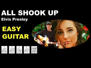 ALL SHOOK UP - Easy Guitar Tutorial - Elvis Presley