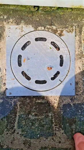 interesting water fountain drain