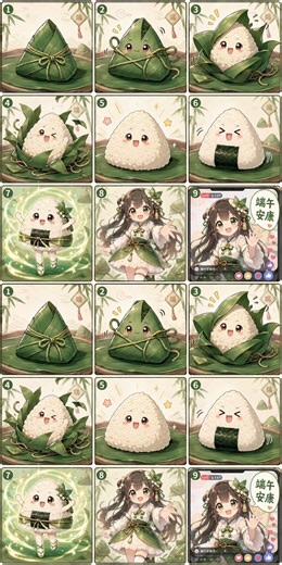 端午安康grok imagine 1.5中文进步很大。