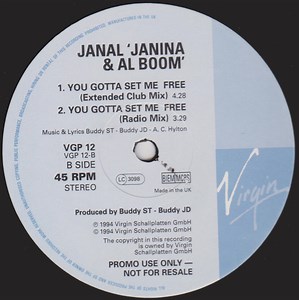 Janal Alias Janina & Al Boom - You Gotta Set Me Free