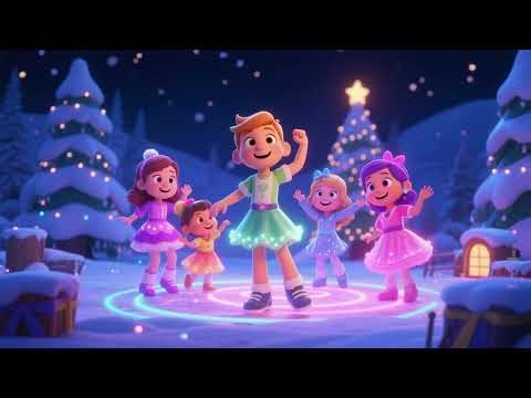❄️✨ Winter Glow Dance | Fun & Magical Cartoon Dance