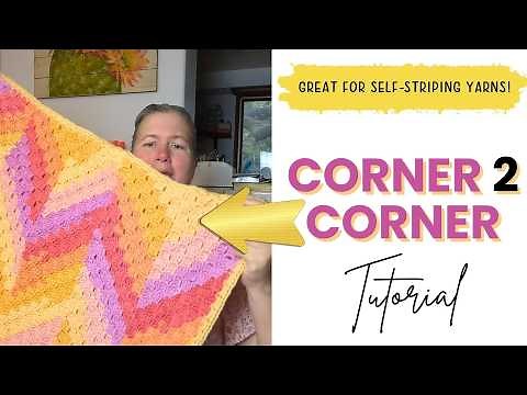 How to Crochet the Sunset C2C Blanket (Free Pattern)