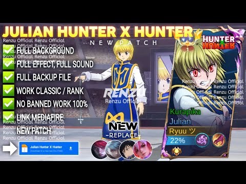 NEW! Script Skin Julian Hunter X Hunter - Kurapika No Password | Full Effect Voice | Patch Terbaru