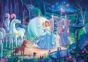 Buffalo Games - Silver Select -Disney - Cinderellas Carriage - 500 Piece Jigsaw Puzzle for Adults -Challenging Puzzle Perfect for Game Nights - Finished Size is 21.25 x 15.00