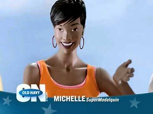 Toy Holmes as voice of Supermodelquin Michelle in Old Navy's "$2 Tanks"