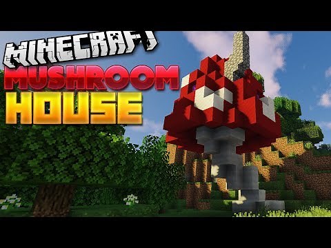 How to Build a Giant Mushroom House in Minecraft! (1.14 Tutorial)
