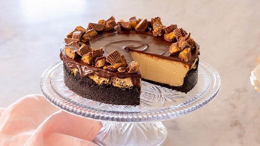 41K views · 1.7K reactions | This creamy Peanut Butter Cheesecake recipe is a rich and decadent dessert that will have you drooling. | Preppy Kitchen | Facebook