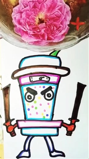 How to draw a Cappuccino assassin easy ! 😍