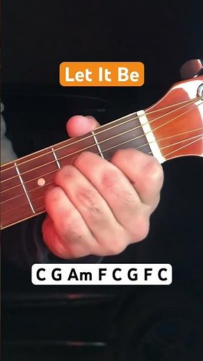 Let It Be - The Beatles 🎸 #guitar #guitartutorial #letitbe