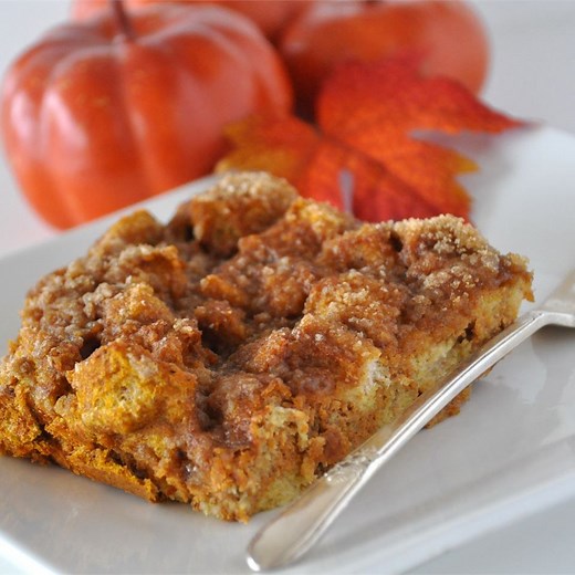 Pumpkin French Toast Bake
