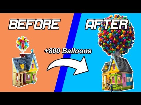 How to Upgrade Your LEGO 'Up' House with 800 Balloons!