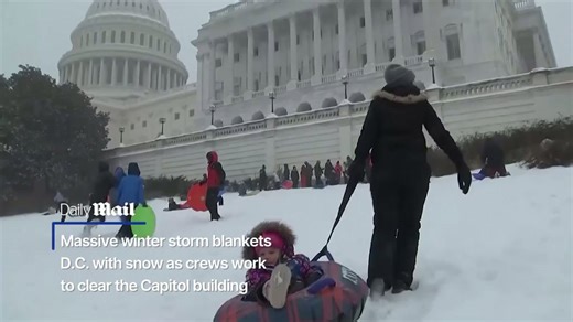 Massive winter storm blankets DC with snow