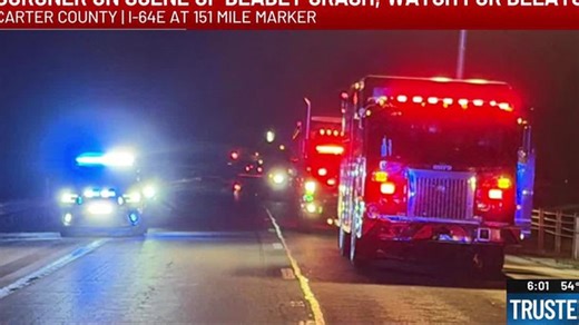 Deadly crash shuts down part of eastbound I-64 | Haystack News