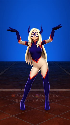 Sus Anims on Instagram: "Mt Lady does the Maraca Dance! #susanims #mha #bnha #animation"