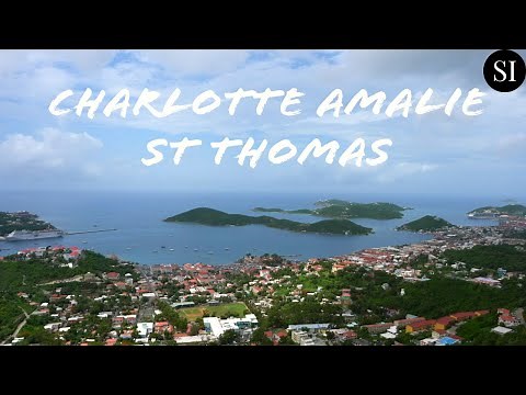 Charlotte Amalie | St Thomas | US Virgin Islands (USVI) | Caribbean | 4K
