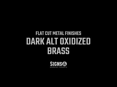 360° Finish View - Dark Alt Oxidized Brass